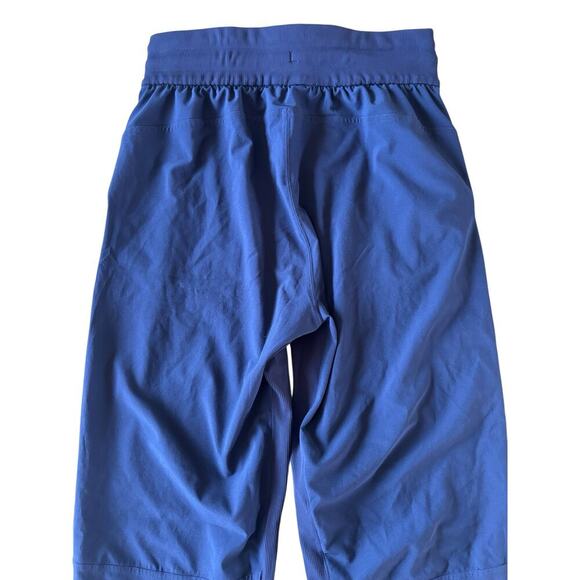 Lululemon Blue Drawstring Pants Size 4 |Adjustable Hem, Pockets |Relaxed Fit - Picture 7 of 8